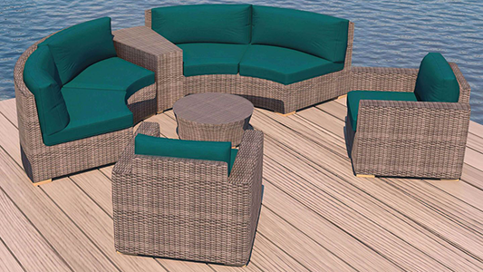 Dune HDPE Wicker Furniture Collection from Harmonia Living