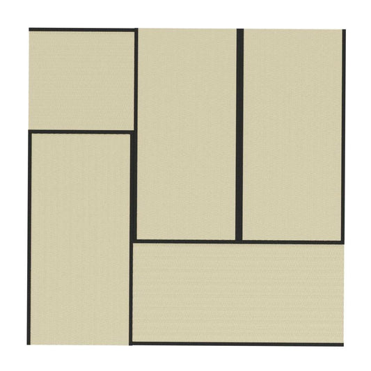 Auspicious 5-Piece Tatami Mat Set