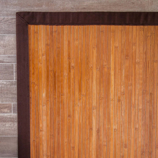 Contemporary Chocolate Bamboo Rug
