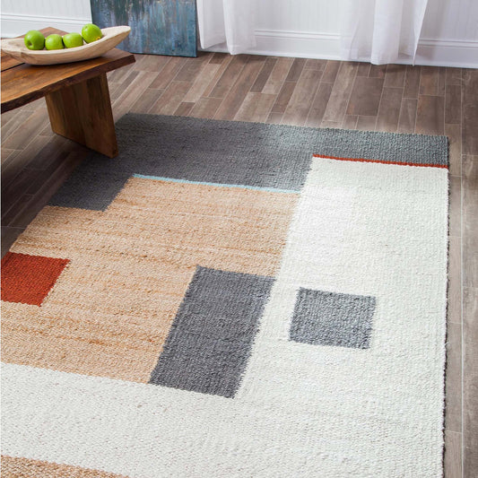 Heera Abstract Jute Rug