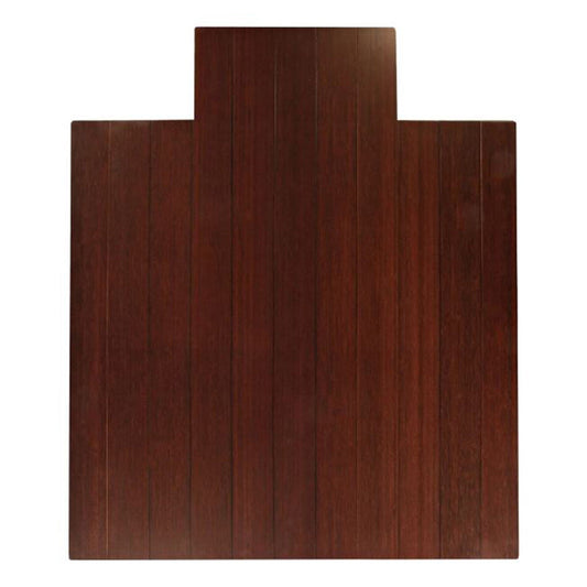 Deluxe Bamboo Chair Mat with Lip