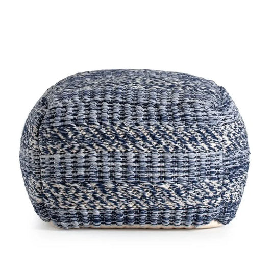 Navy Gravy Pouf