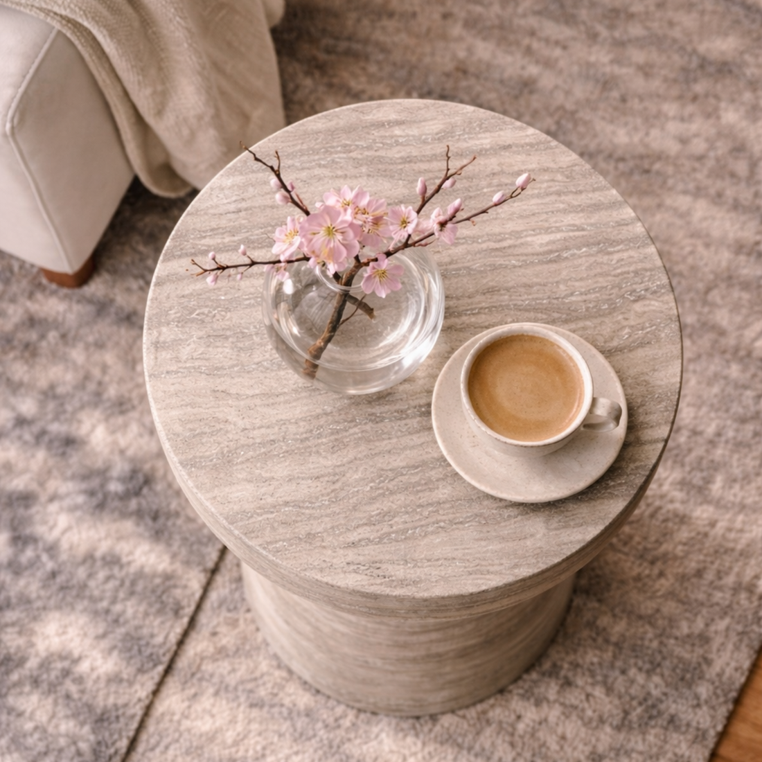 Arvo Concrete Outdoor Side Table