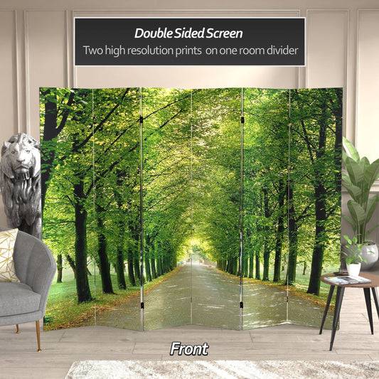 6 ft. Tall Path of Life Room Divider 6 Panel