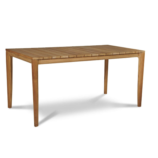 Del Ray Rectangular Table With Vertical Slats