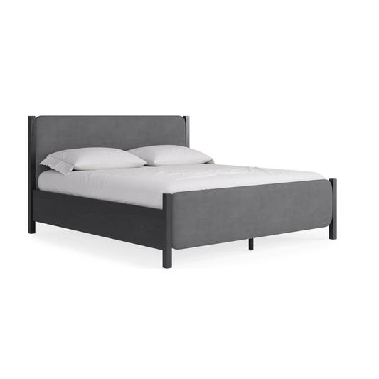 Elora Velvet Upholstered Platform Bed