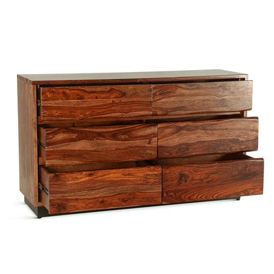 Elliston Modern Live Edge Sheesham Dresser