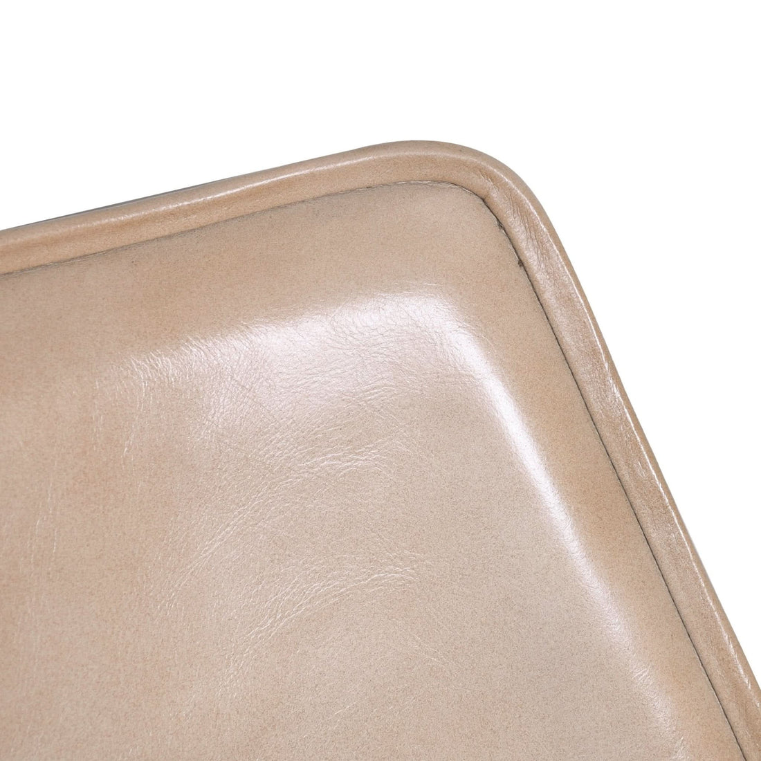 Brisbane Modern Open Back Hand Washed Leather Dining Chair - Home Trends & Design