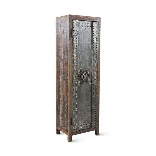 Welles Vault Style Tall Cabinet