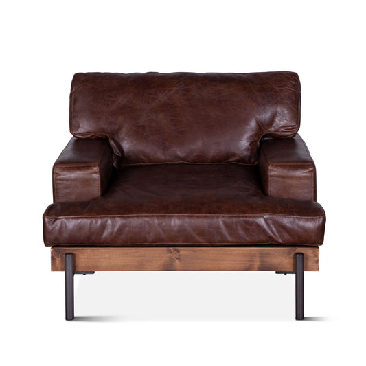 Chiavari Leather Armchair
