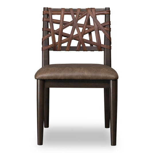 Koko Synthetic Leather Dining Chair (Set of 2)