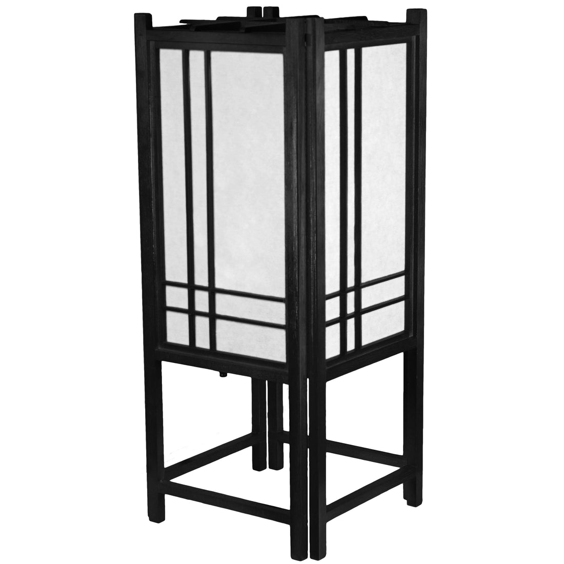 18" Double Cross Shoji Lamp