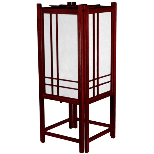 18" Double Cross Shoji Lamp