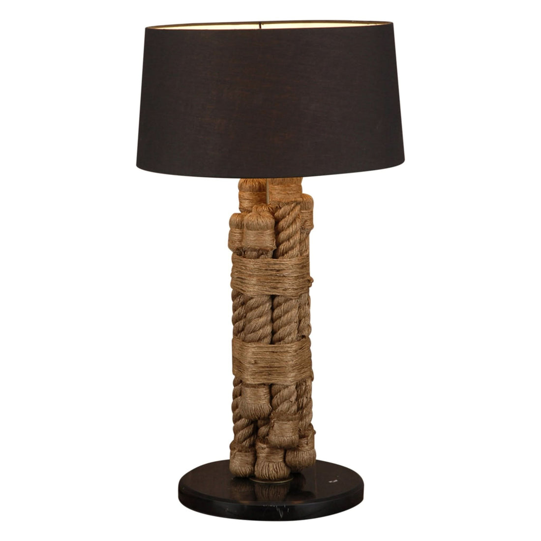 Heritage Rope and Marble Table Lamp - Home Trends & Design