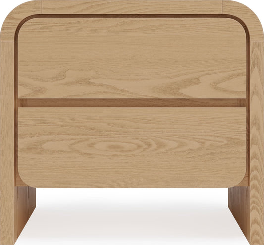 Elora Two Drawer Nightstand