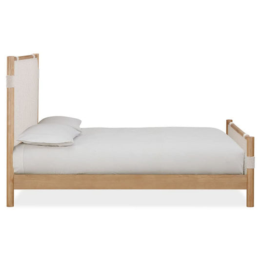 Furano Upholstered Panel Platform Bed
