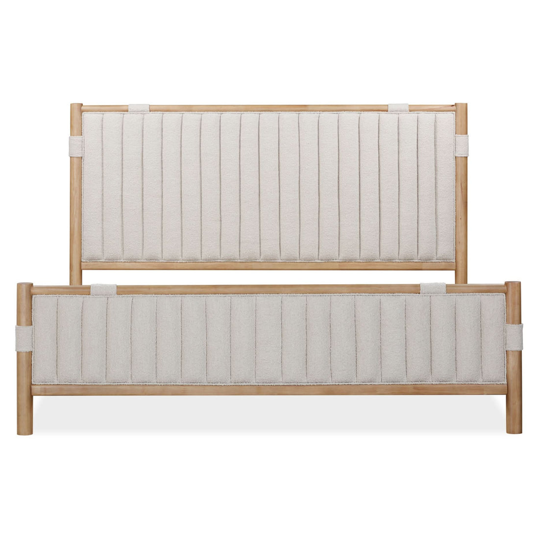 Furano Upholstered Panel Platform Bed