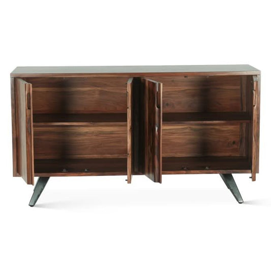 Rosewood 62" Sideboard in Natural Sheesham - Home Trends & Design