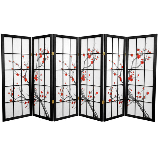 4 ft. Short Cherry Blossom Shoji Screen