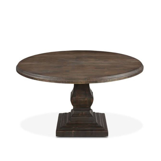 Toulon 48" Weathered Mango Round Dining Table - Home Trends & Design