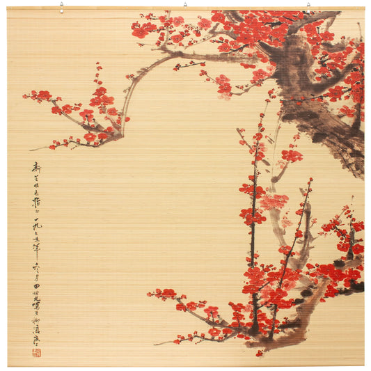 Cherry Blossom Bamboo Window Shade Blind