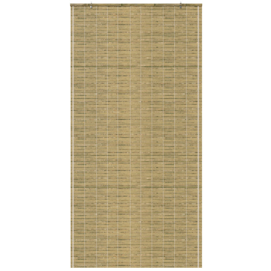 Natural Burnt Bamboo Cordless Window Shade