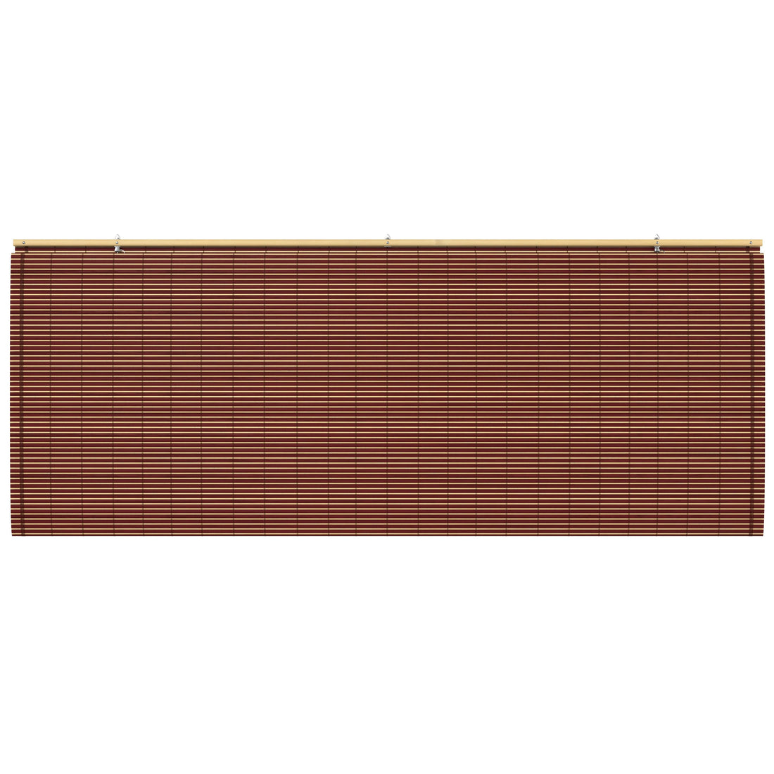 Mahogany Bamboo Cordless Window Shade