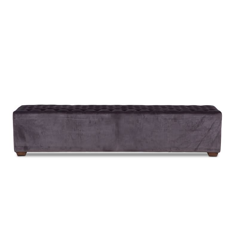 Arabella Mid - Century Modern Velvet Bench - Home Trends & Design