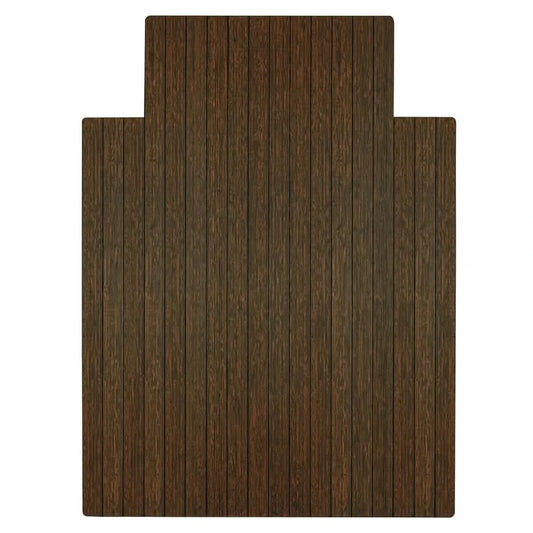 Standard Bamboo Chair Mat with Lip