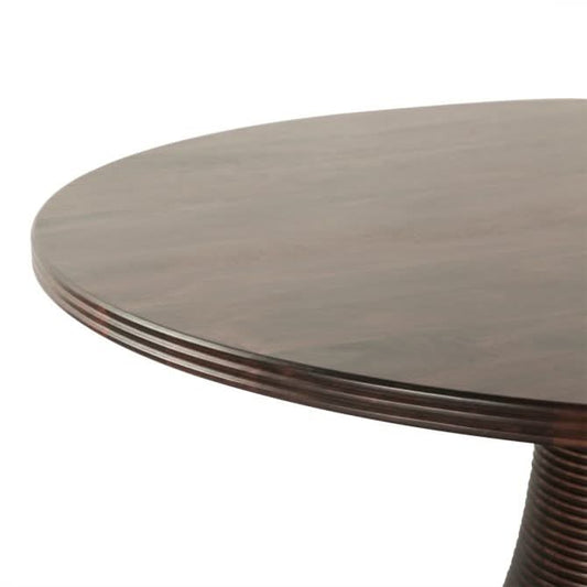 Provence 54" Round Dining Table in Dark Sienna - Home Trends & Design