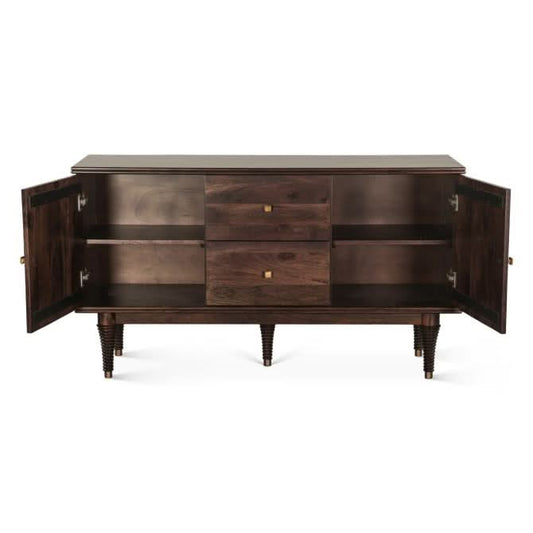 Provence 55" Mango Wood Sideboard in Dark Sienna - Home Trends & Design