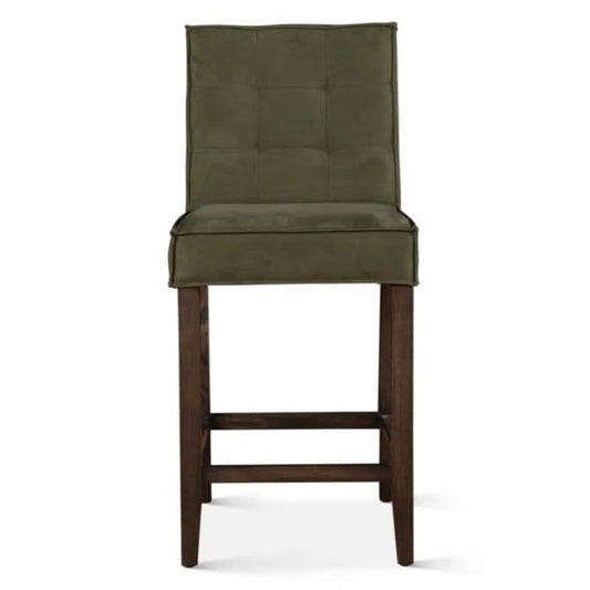 Aven Green Eco - Suede Counter Chair - Home Trends & Design
