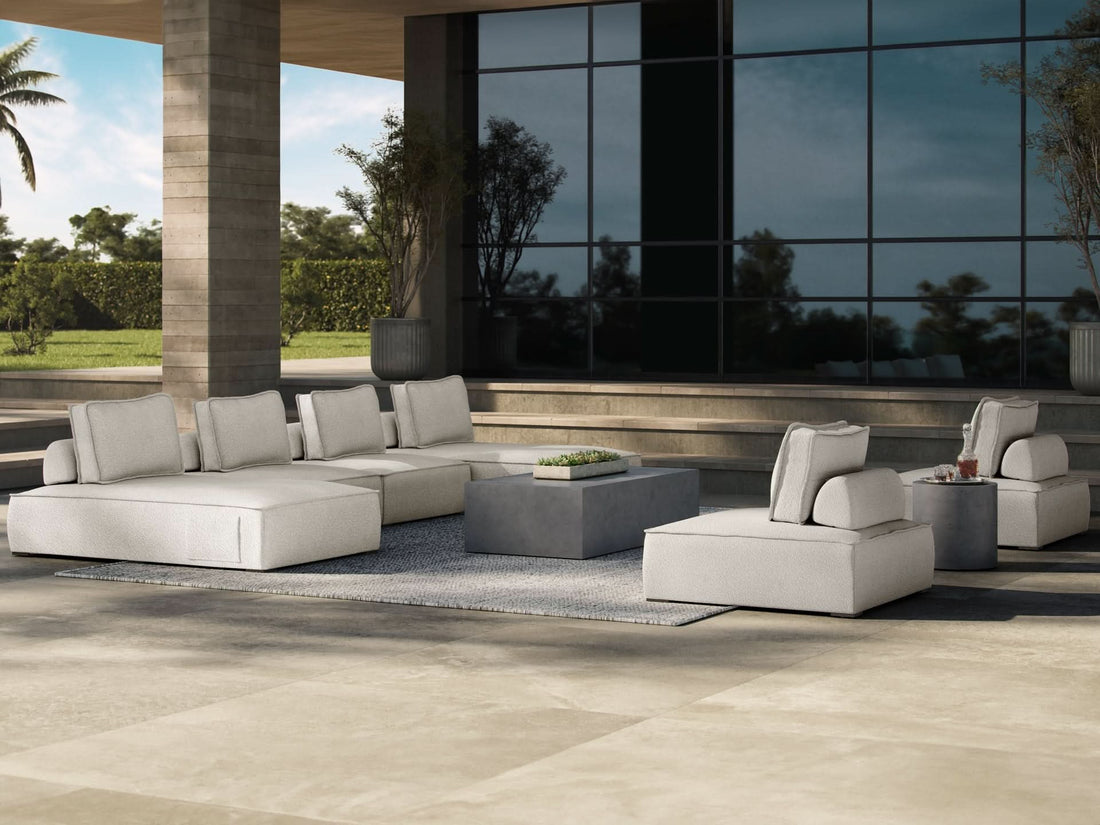 Brivan Outdoor Coffee Table - lifestyle view