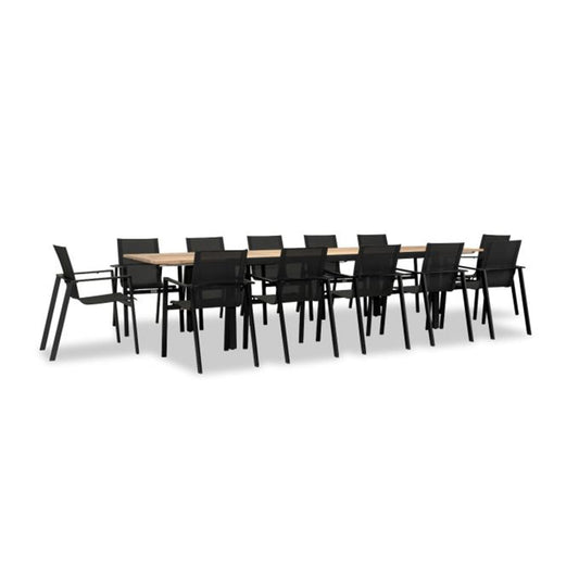 Lift Communal 12 Seat Extendable Reclaimed Teak Dining Set