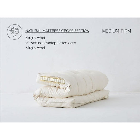 Natural Latex and Wool Shiki Mat