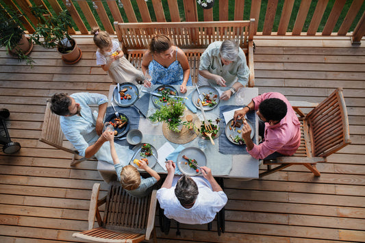 Family Summer Hygge Outdoor Space