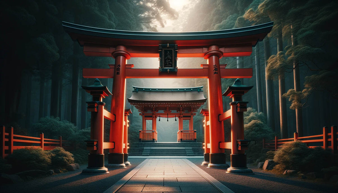 Japanese Torii Gate, Description of Japanese Aesthetics in Copeland Platform Beds