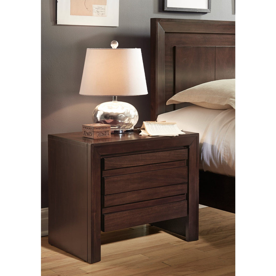 Element Nightstand with Power Outlet