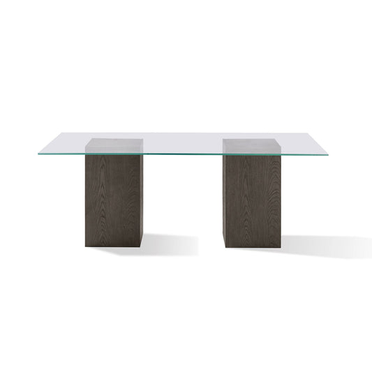 Modesto Rectangular Glass Table