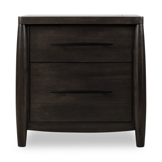 Koko Two Drawer Nightstand with Cord Management