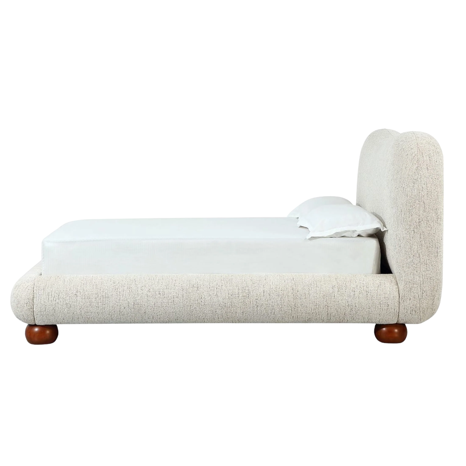 Afra Chenille Upholstered Platform Bed