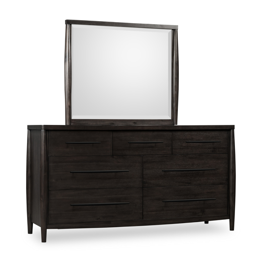 Koko Seven Drawer Acacia Wood Dresser