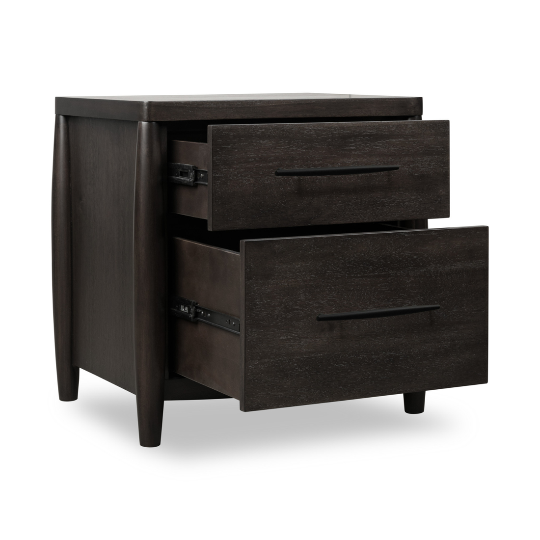 Koko Two Drawer Nightstand with Cord Management