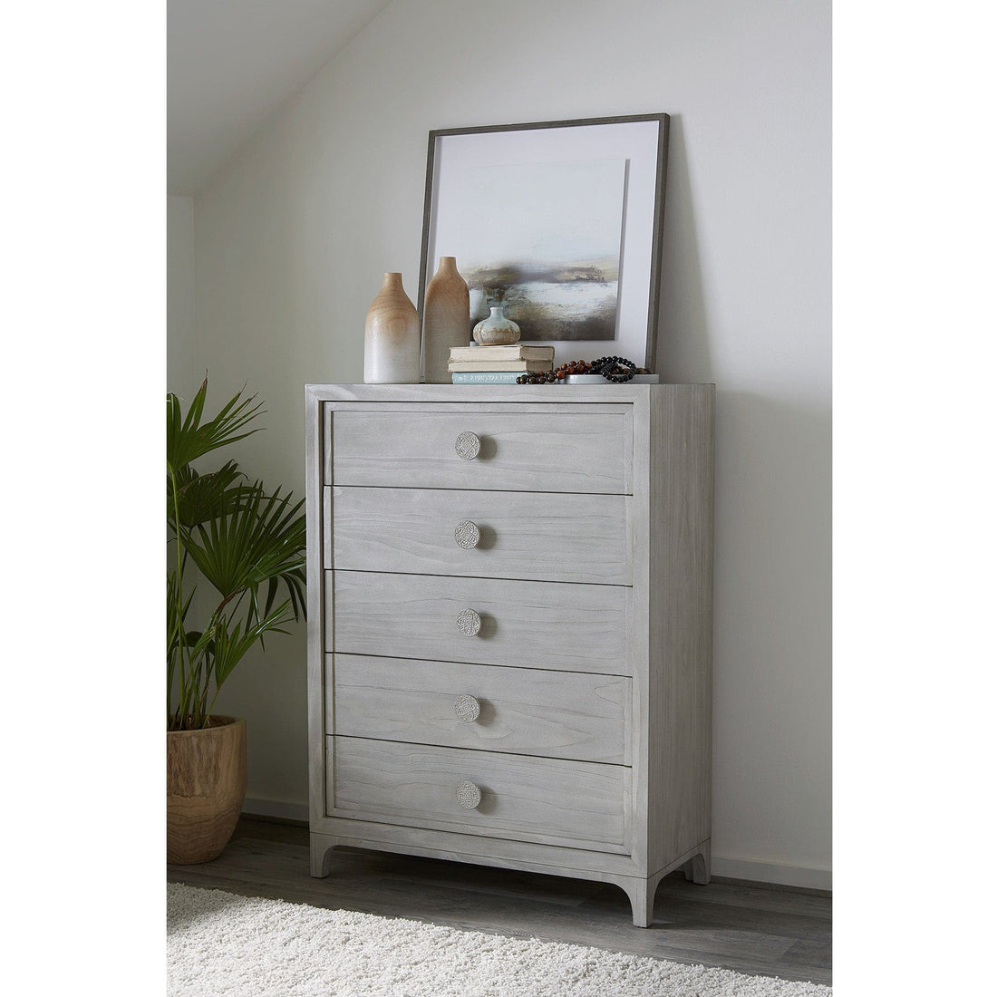 Boho Chic Five-Drawer Chest