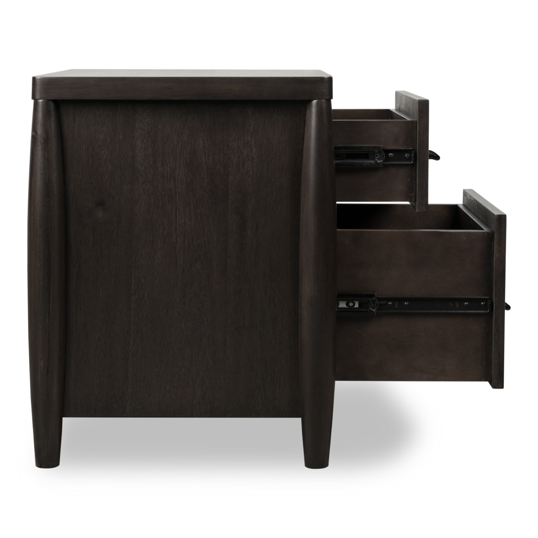 Koko Two Drawer Nightstand with Cord Management