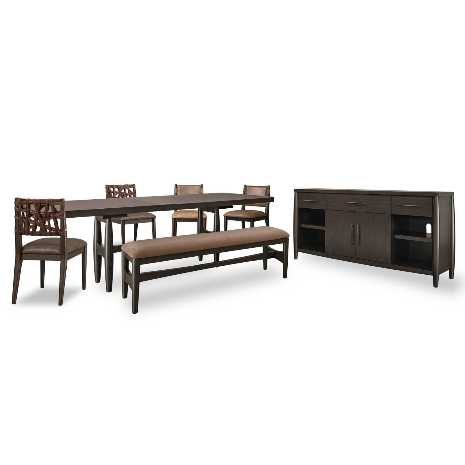 Koko Synthetic Leather Dining Chair (Set of 2)