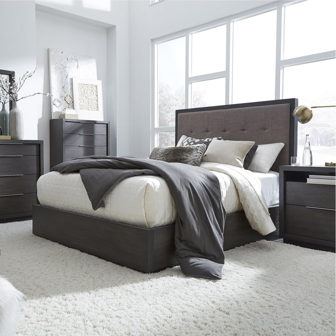 Oxford Upholstered Platform Bed