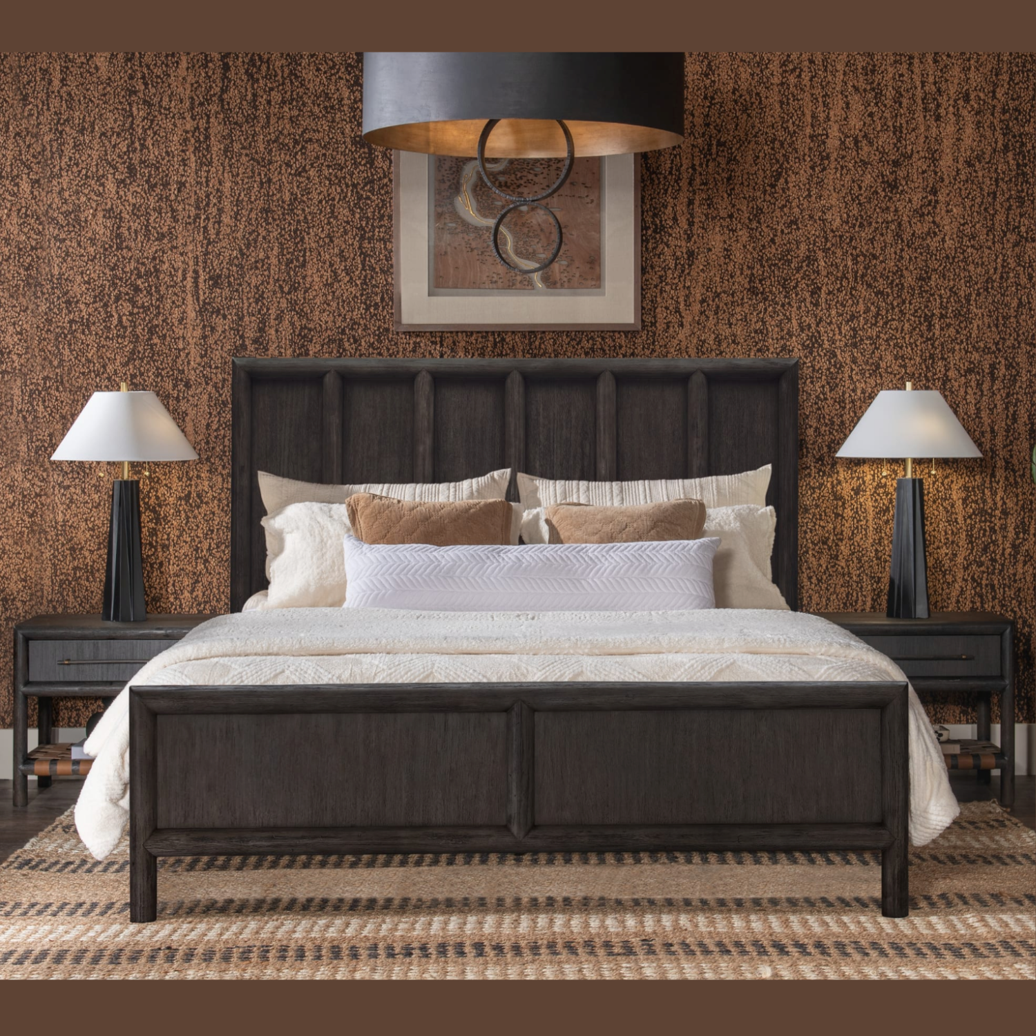 Dorsey Wooden Panel Platform Bed