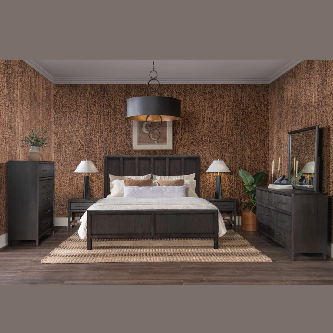 Dorsey Wooden Panel Platform Bed