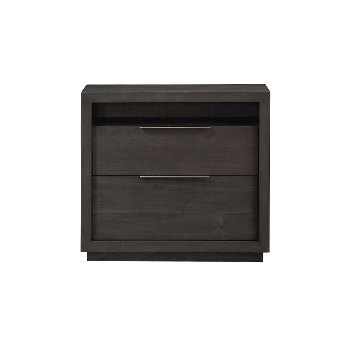 Oxford 2 Drawer Nightstand with Shelf